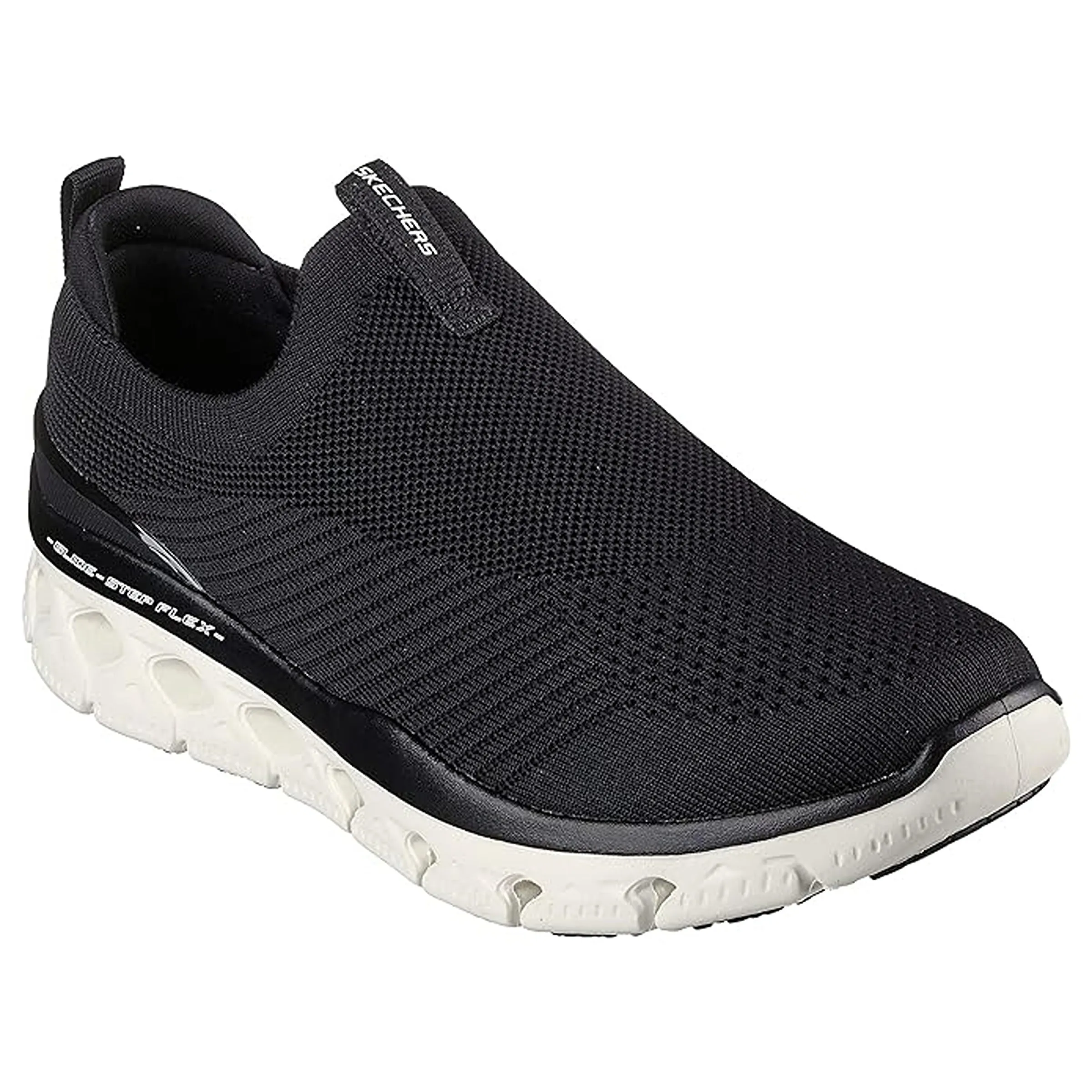 SKECHERS Glide-Step Flex - STRATON Walking Shoes (232526-BKW)