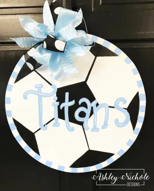 Soccer Ball Door Hanger