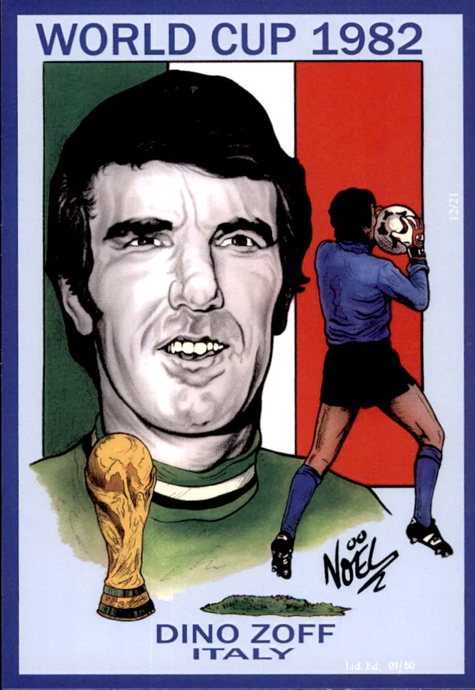 Soccer World Cup Winning Captains Card Set by Noel