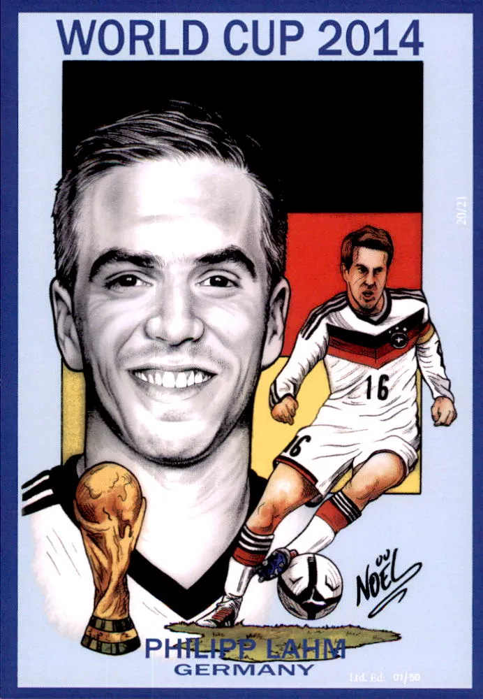 Soccer World Cup Winning Captains Card Set by Noel