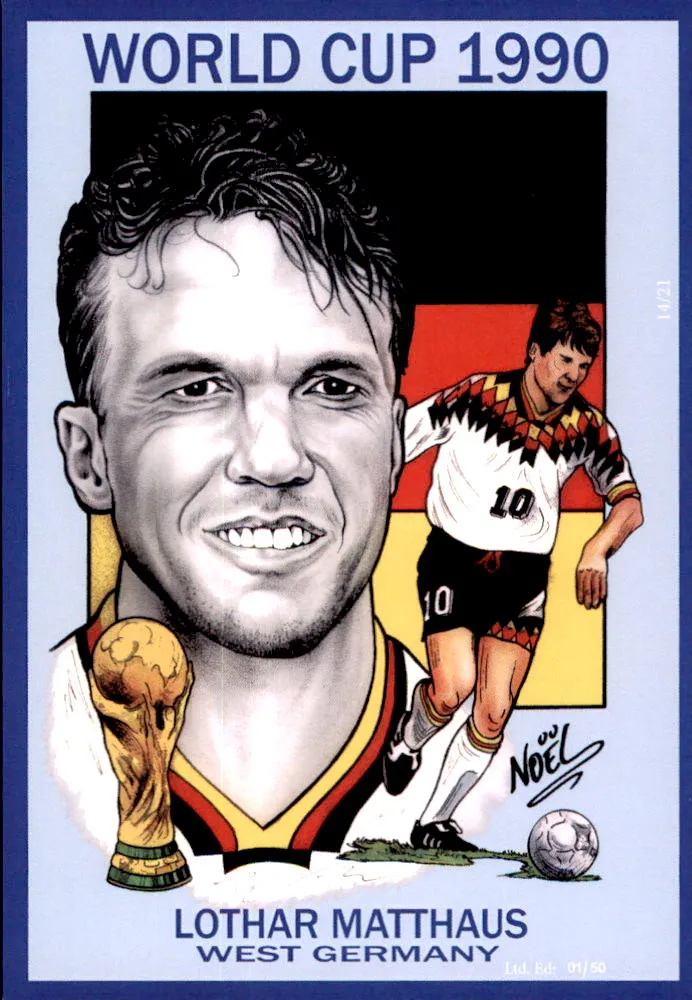 Soccer World Cup Winning Captains Card Set by Noel