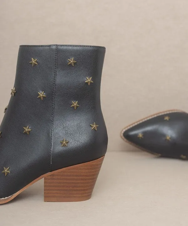 Star Studded Western Boots // WHITE OR BLACK