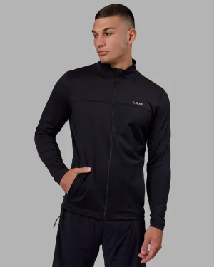 Stride Zip Through Performance Jacket - Black