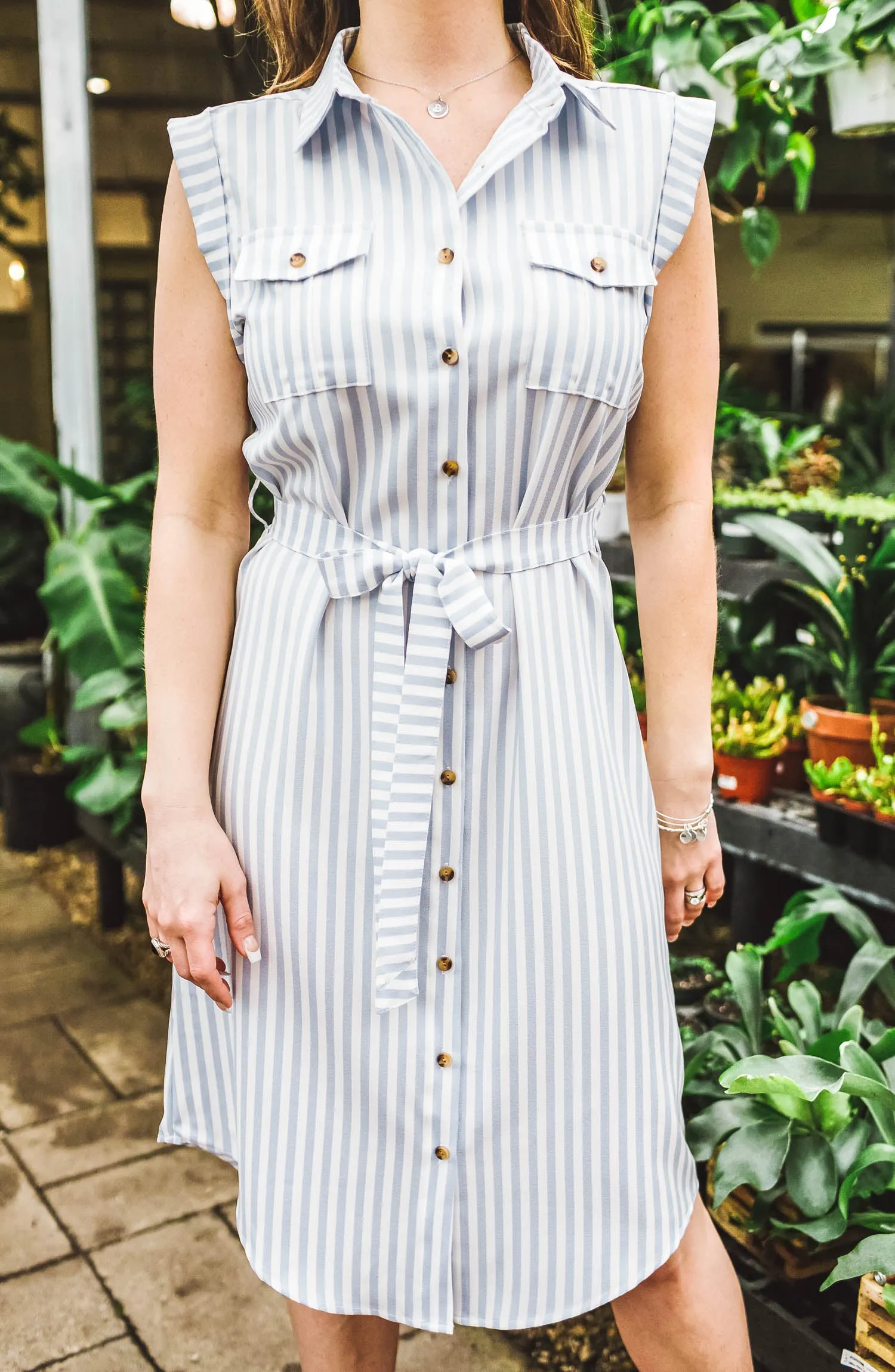 Striped Shirt Dress FINAL SALE