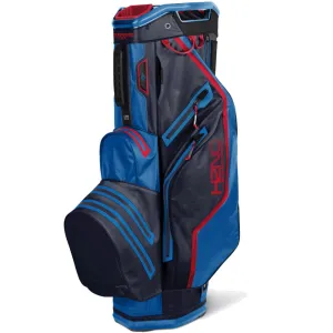 Sun Mountain H2NO Lite Waterproof Cart Bag - Navy/Cobalt/Red