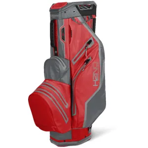 Sun Mountain H2NO Lite Waterproof Cart Bag - Red/Nickel/Cadet