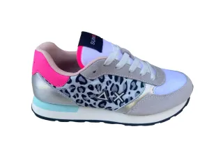 Sun68 sneakers da ragazza Girl's Kelly Animal Body Z32417 01 bianco