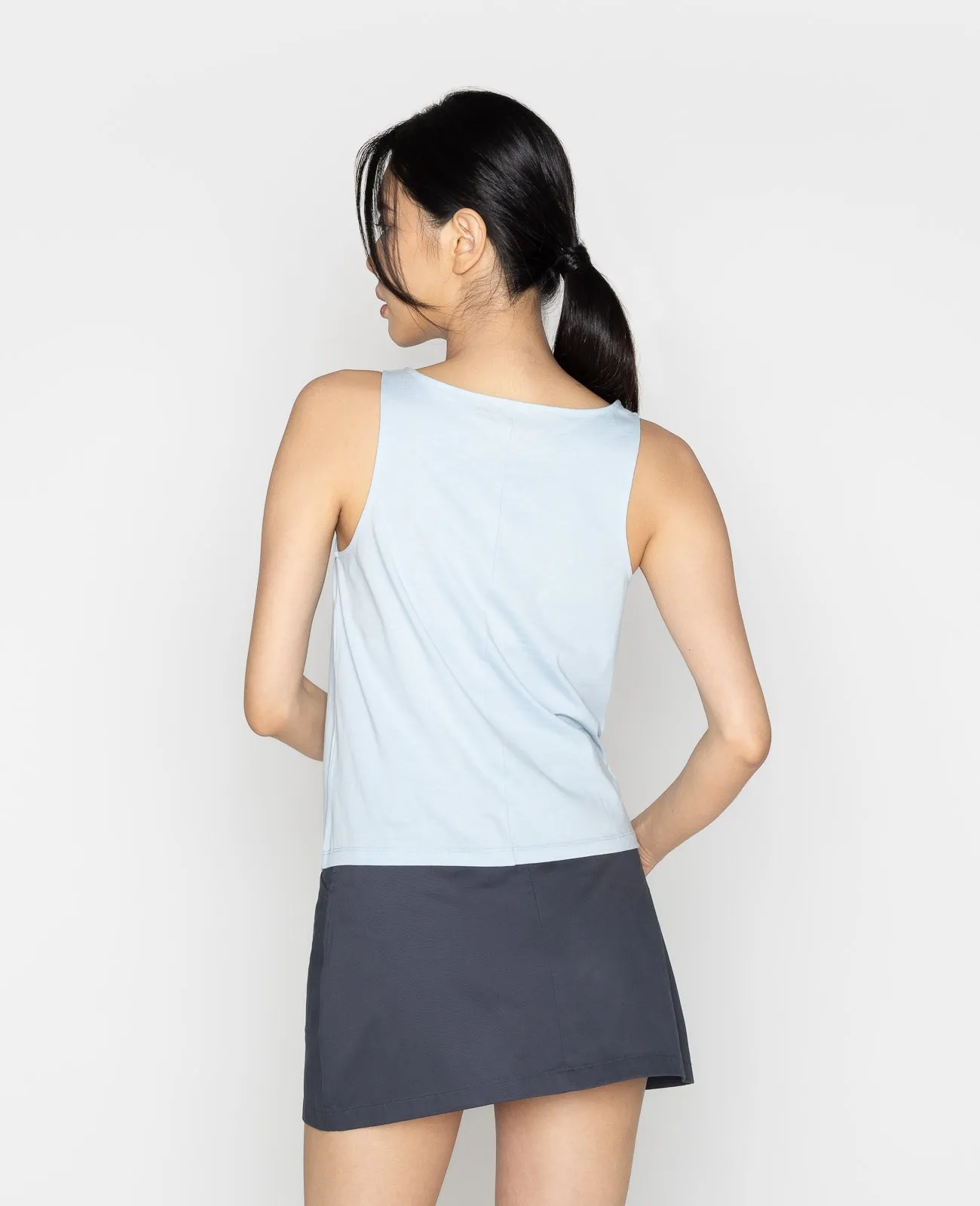 Supima Boat Neck Tank