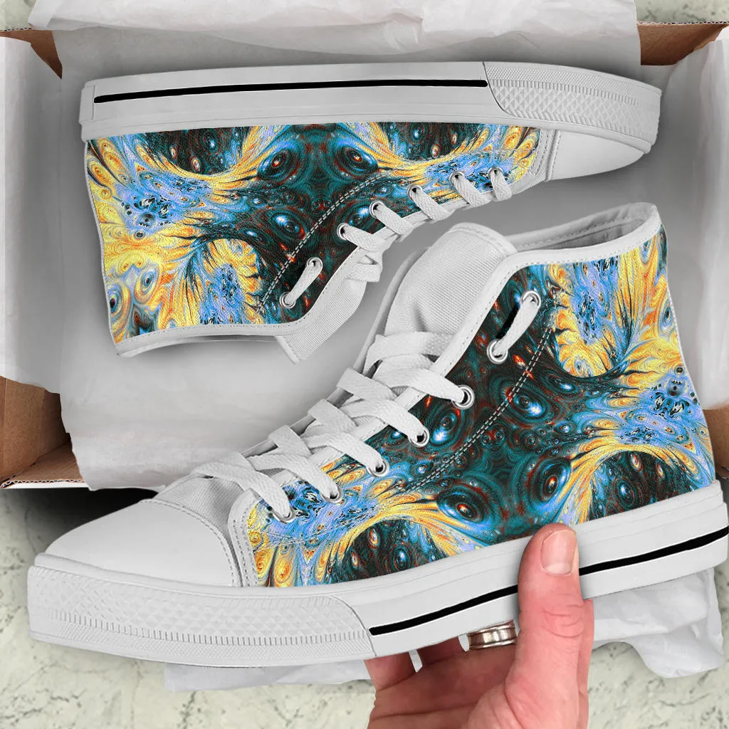 SYMBIOTIC SUNRISE (WHITE) | HIGH TOPS | IMRAN