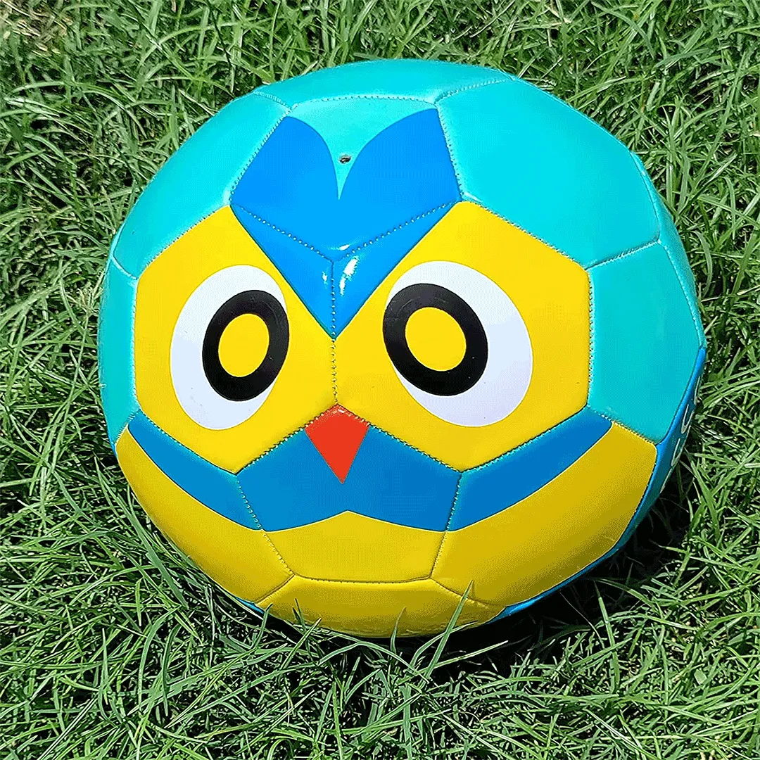 Synco Kids Football |Best Indoor/ Outdoor Game| Kids Soccer Ball | Gift for Kids | Size-3 (Owl_Football)