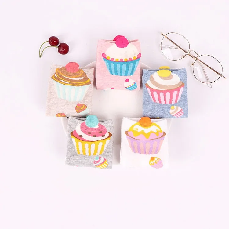 TEEK - Cupcake Socks | 5 pairs