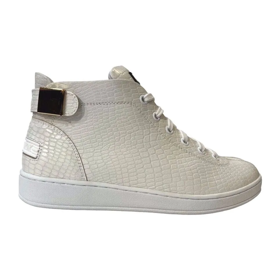 Travel Fox Spider Men's White Leather High Top Sneakers 915601-007