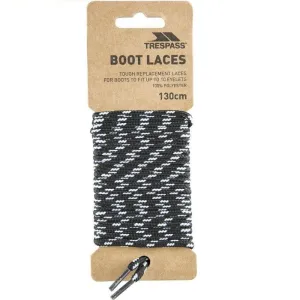 Trespass Round Boot Laces 130cm, 150cm, 200cm - Black