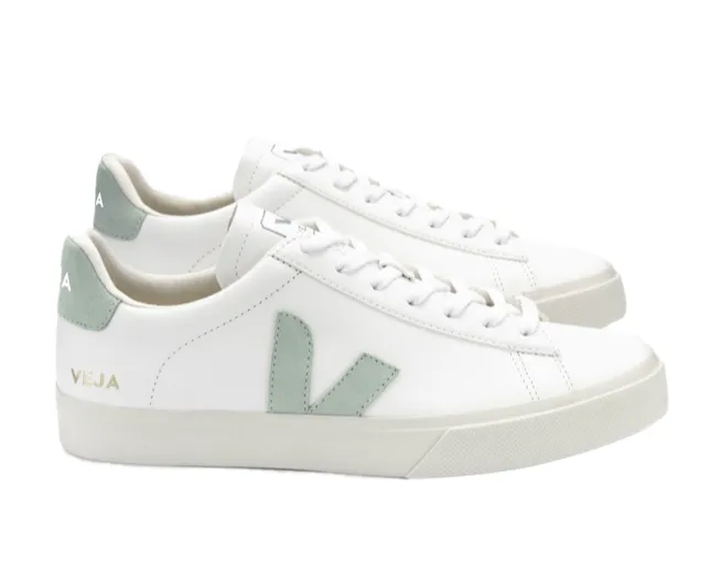 VEJA Campo Chromefree white matcha women