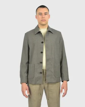 VINCENT & FRANKS 50.6638/202 BROWN OVERSHIRT / CHORE JACKET