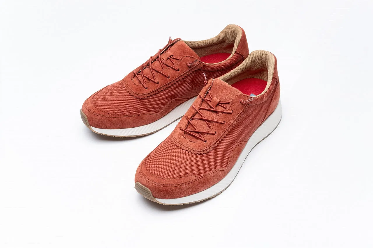 Waterproof cow suede and nylon mesh mens sneakers | DN1002