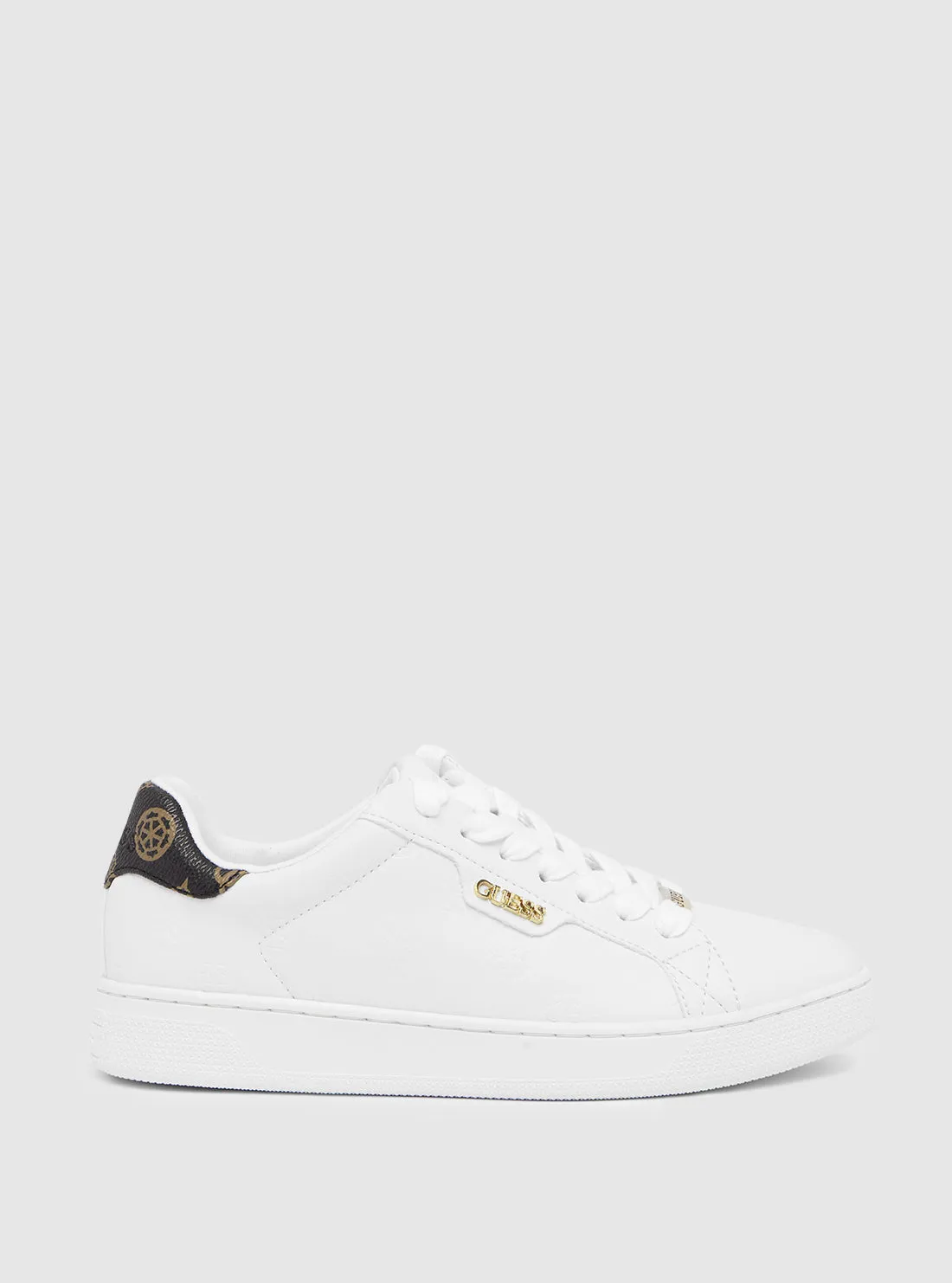 White Renzy Low-Top Sneakers