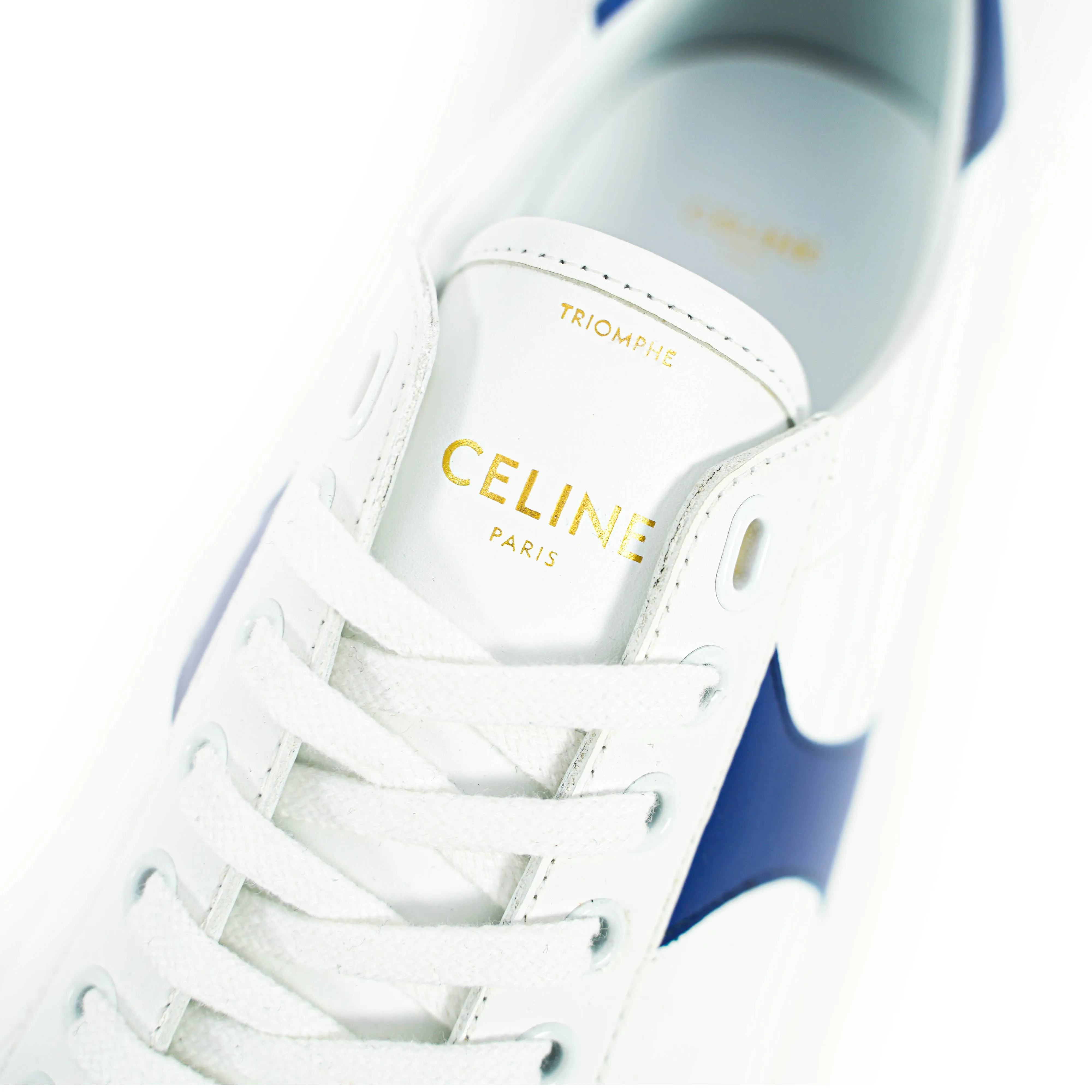 White Triomphe Lowtop Sneaker