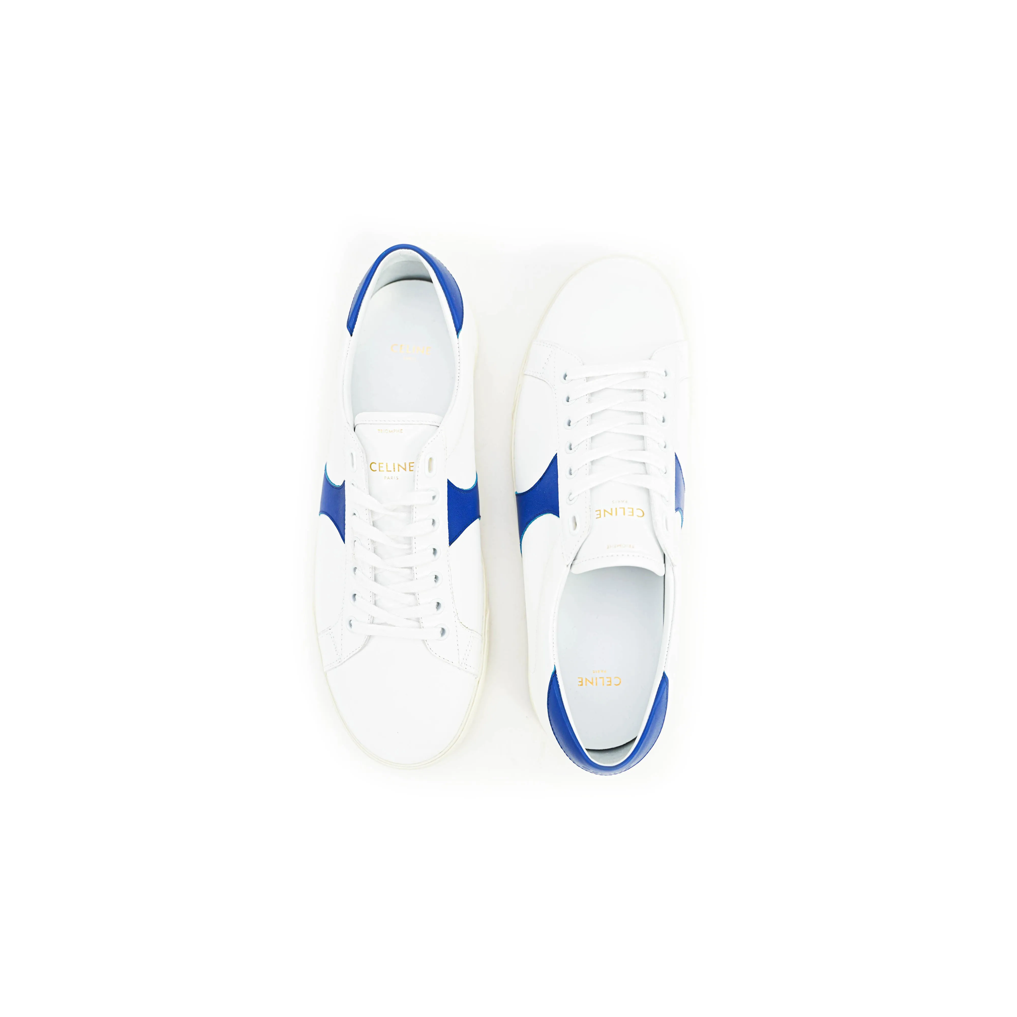 White Triomphe Lowtop Sneaker