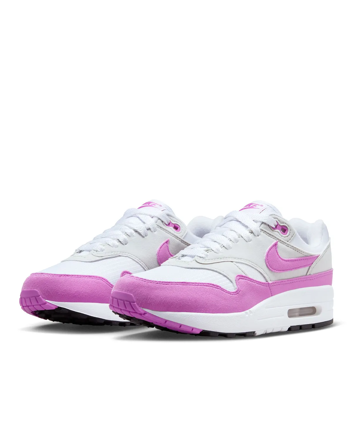 Wmns Air Max 1 Neutral Grey/Fuchsia Dream/White/Black