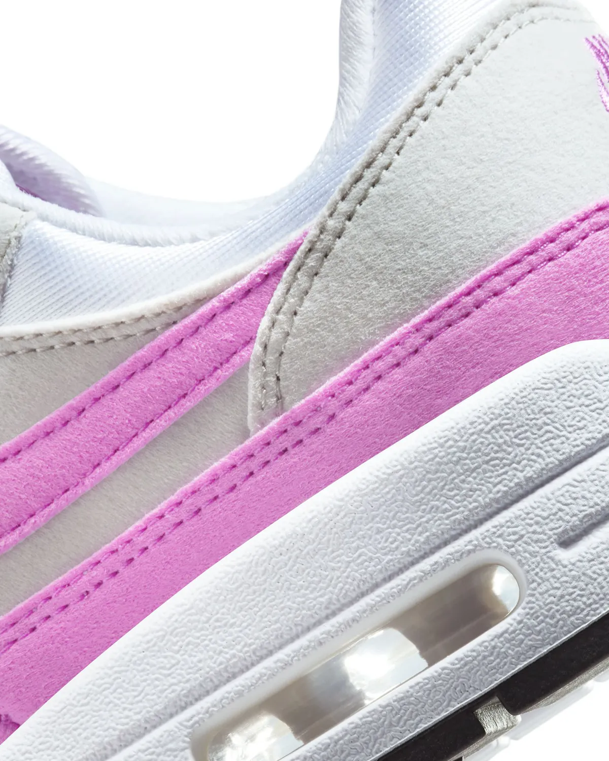 Wmns Air Max 1 Neutral Grey/Fuchsia Dream/White/Black