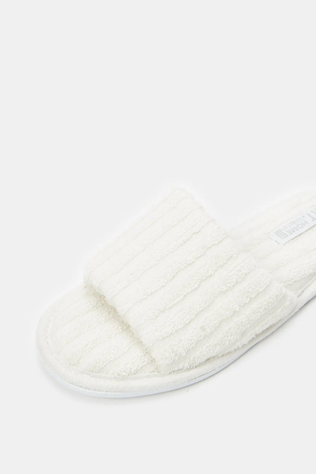 Women Ivory Fur Slipper