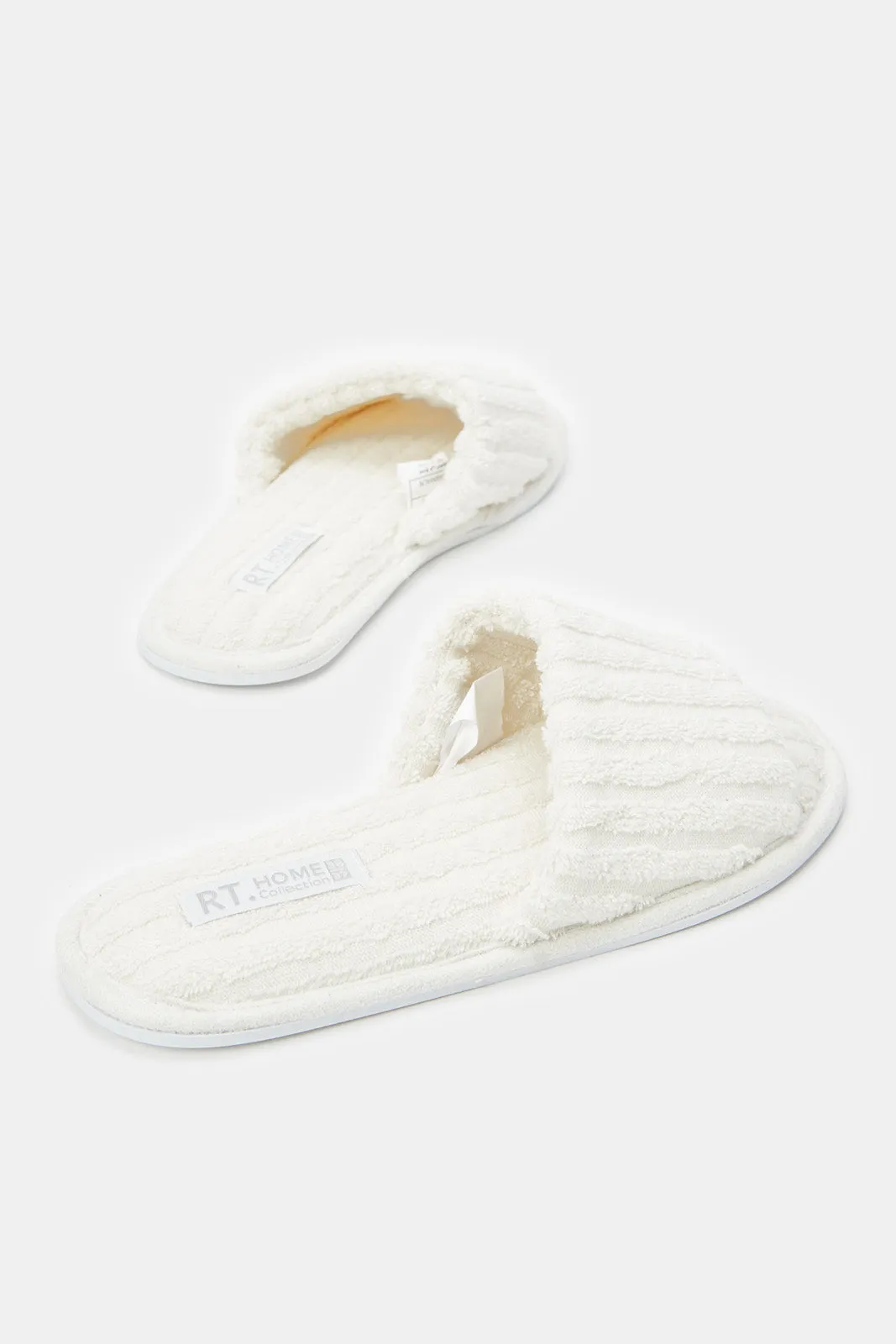 Women Ivory Fur Slipper