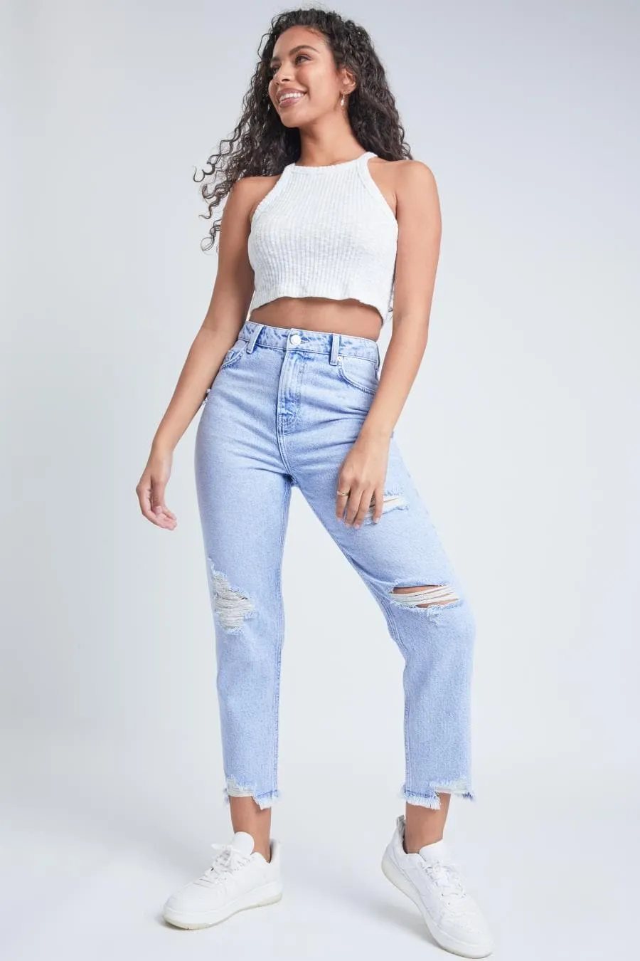 Women's Dream  Mom Fit Ankle Jeans-Sale