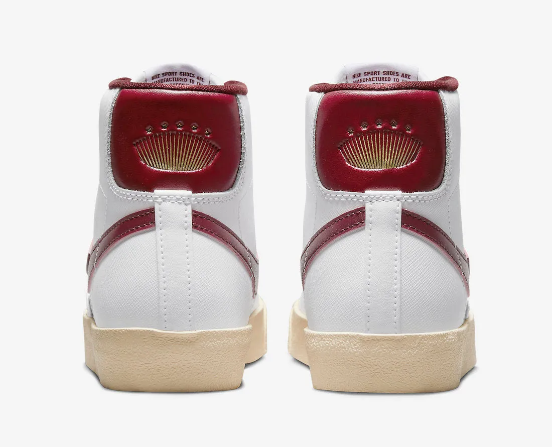 WOMEN'S NIKE BLAZER MID '77 SE White Team Red Muslin DV7003-100