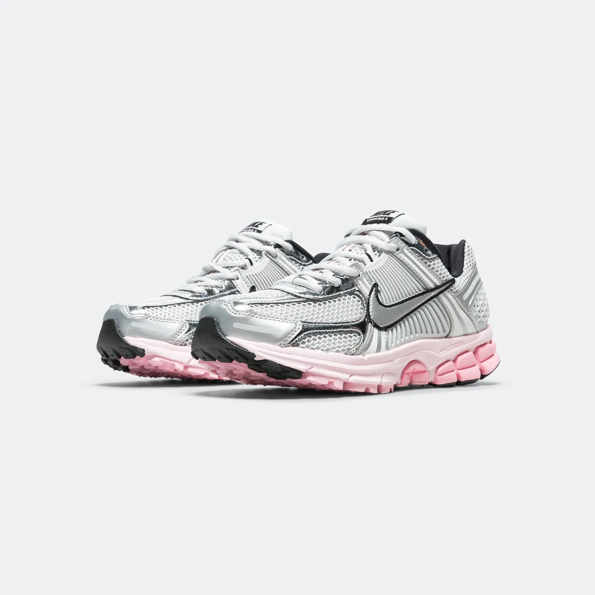 Womens Zoom Vomero 5 - Photon Dust/Metallic Silver-Pink Foam