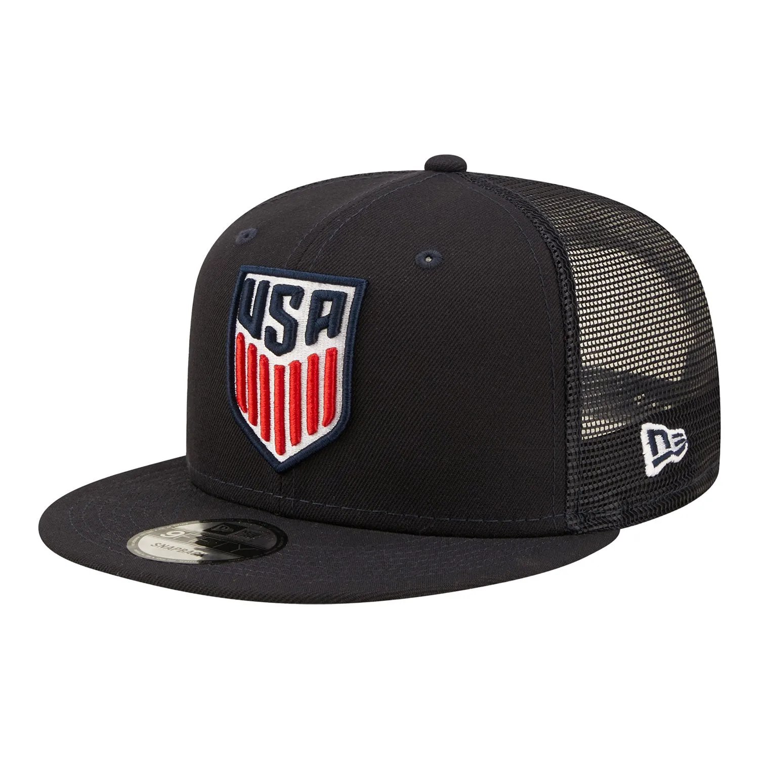 Youth New Era USMNT Navy 9Fifty Trucker Hat